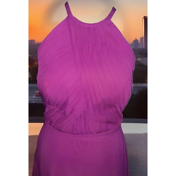 Unbranded Formal Bridal/Prom Floor Length Sleeveless Magneta 16 - Picture 4 of 11